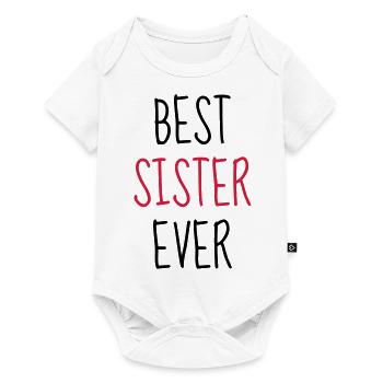Sister - Friend - Brother - Baby - Birth - Sis - Baby Premium short-sleeve bodysuit - white - Front