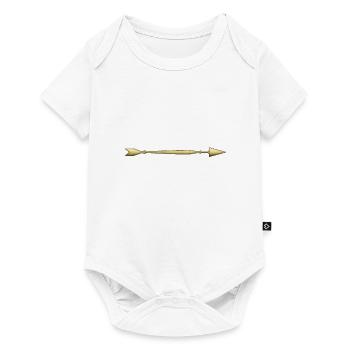 Flèche or - Body à manches courtes Premium Bébé - blanc - Devant