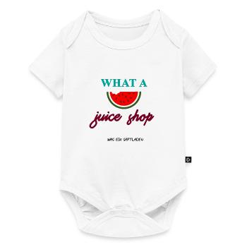 What a juice shop | Denglish | What a juice shop - Baby Premium short-sleeve bodysuit - white - Front