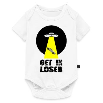 Get In Loser White Ufo Cybertruck Mars - Baby Premium short-sleeve bodysuit - white - Front