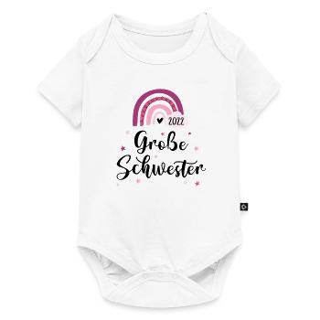 Große Schwester 2022 - Baby Premium Kurzarmbody - Weiß - Vorne