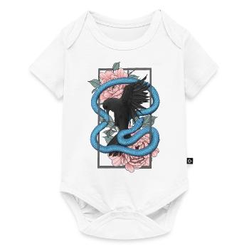 Raven + Snake - Baby Premium short-sleeve bodysuit - white - Front