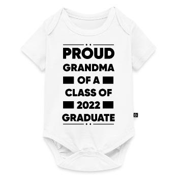 Proud Grandma of A Class of 2022 Graduate Gift - Baby Premium short-sleeve bodysuit - white - Front