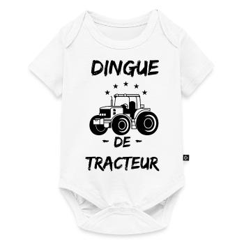 Dingue de tracteur - Body à manches courtes Premium Bébé - blanc - Devant