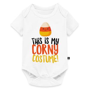 Ceci est mon costume de Corny - Body à manches courtes Premium Bébé - blanc - Devant