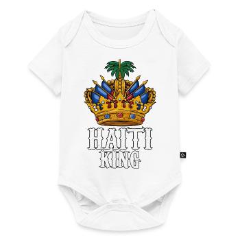 Haiti Haitian Pride Flag Flag Day I Gift - Baby Premium short-sleeve bodysuit - white - Front