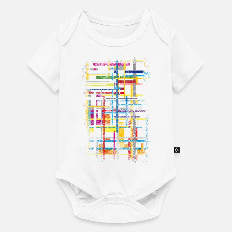 Pattern Colors Design - Baby Premium short-sleeve bodysuit - white