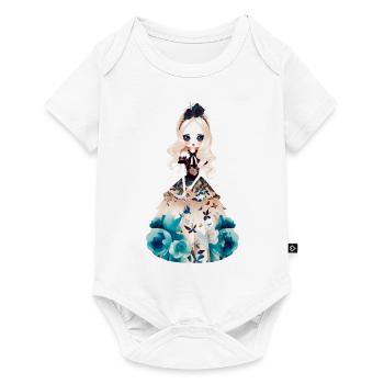 Alisa 1 - Baby Premium short-sleeve bodysuit - white - Front