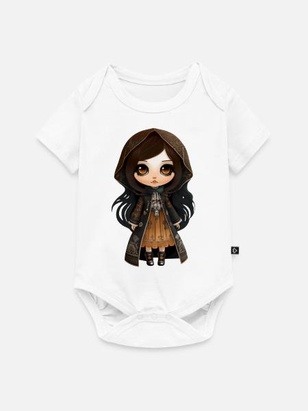 Dolly 2 - Baby Premium Kurzarmbody - Weiß