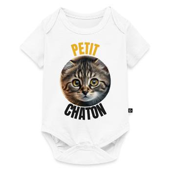 Petit Chaton - Body à manches courtes Premium Bébé - blanc - Devant