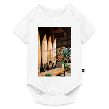 Surfer - Body à manches courtes Premium Bébé - blanc - Devant