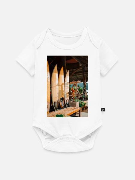 Brandung - Baby Premium Kurzarmbody - Weiß