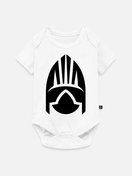 Wikingerhelm Krieger - Baby Premium Kurzarmbody - Weiß