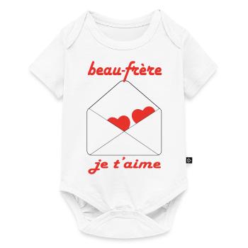Schwager, ich liebe dich - Baby Premium Kurzarmbody - Weiß - Vorne