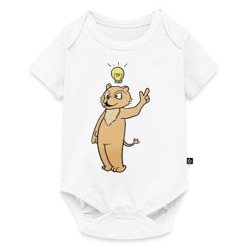 Idee - Baby Premium Kurzarmbody - Weiß - Vorne