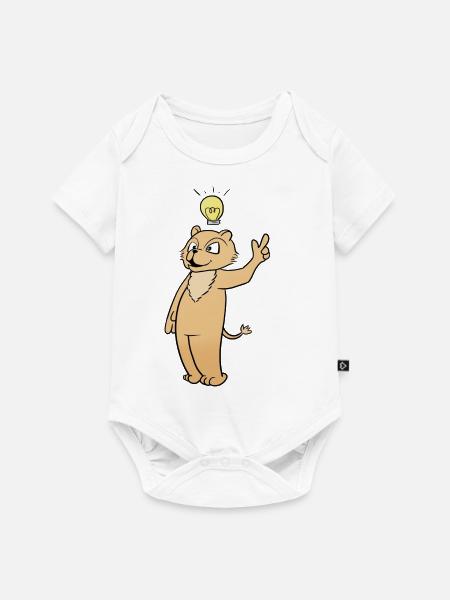 Idee - Baby Premium Kurzarmbody - Weiß