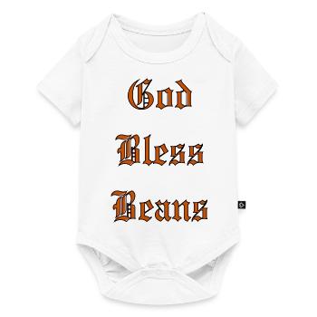 GodBlessBeans - Baby Premium short-sleeve bodysuit - white - Front