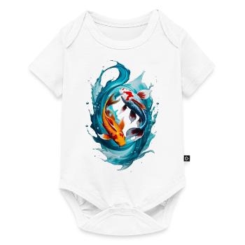 Poissons - Body à manches courtes Premium Bébé - blanc - Devant