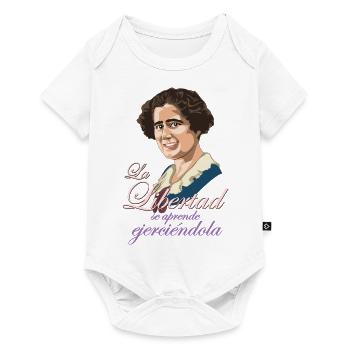 Clara Campoamor - Baby Premium short-sleeve bodysuit - white - Front