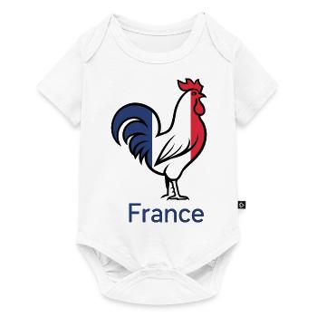 Go France | French supporter!! - Baby Premium short-sleeve bodysuit - white - Front