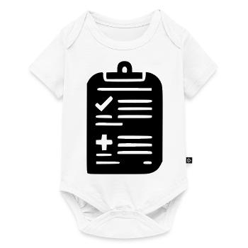 Liste de tâches - Body à manches courtes Premium Bébé - blanc - Devant