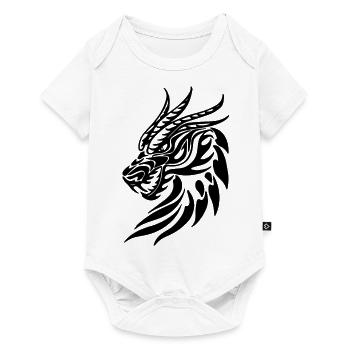 DRAGON - Body à manches courtes Premium Bébé - blanc - Devant