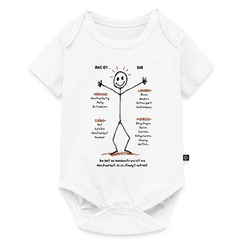 Das ist Zoe Abenteuergeist - Baby Premium Kurzarmbody - Weiß - Vorne