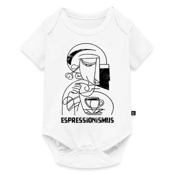 Espressionismus - Espresso - Kaffee trinken - Baby Premium Kurzarmbody - Weiß - Vorne
