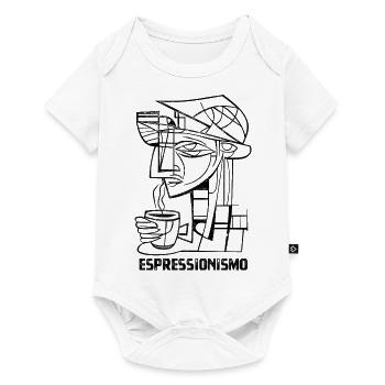 Espressionism - Espresso - Drinking Coffee - Baby Premium short-sleeve bodysuit - white - Front