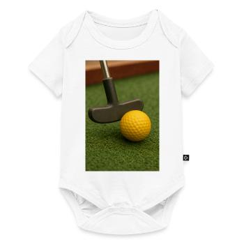 Sport - Minigolf - Body à manches courtes Premium Bébé - blanc - Devant