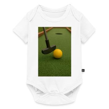 Sport - Minigolf - Body à manches courtes Premium Bébé - blanc - Devant