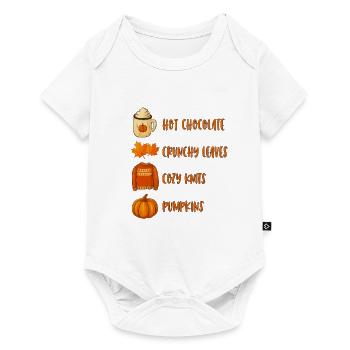 9DBE7008 7A30 409C 89D7 293B2B8C4CB0 - Baby Premium Kurzarmbody - Weiß - Vorne