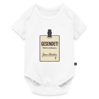 Gesendet (nicht entlassen) - Baby Premium Kurzarmbody - Weiß - Vorne