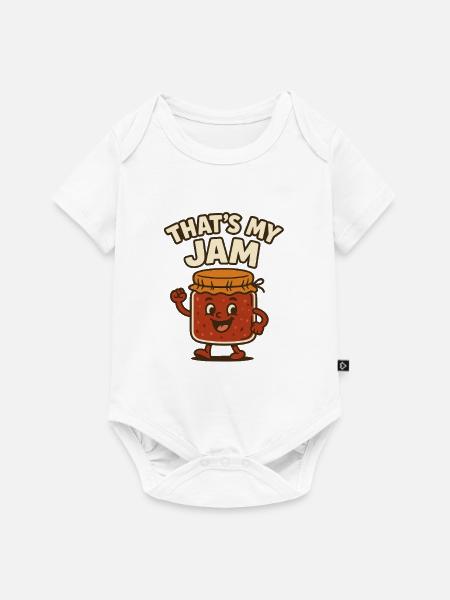 Thats my jam - Baby Premium Kurzarmbody - Weiß
