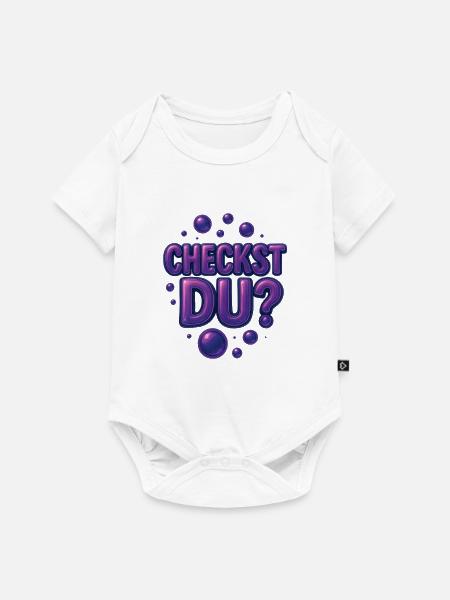 Checkst du? Jugendsprache - Baby Premium Kurzarmbody - Weiß