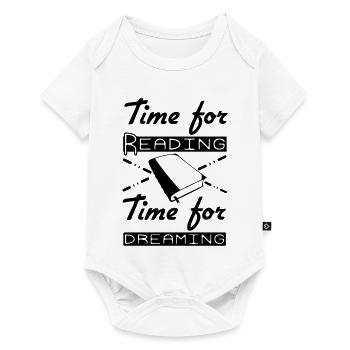 Time for Reading & Dreaming - Baby Premium short-sleeve bodysuit - white - Front