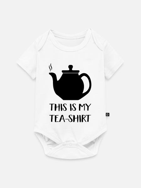 tea shirt - Baby Premium Kurzarmbody - Weiß