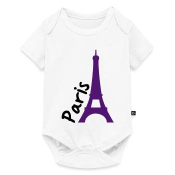 paris - Baby Premium short-sleeve bodysuit - white - Front