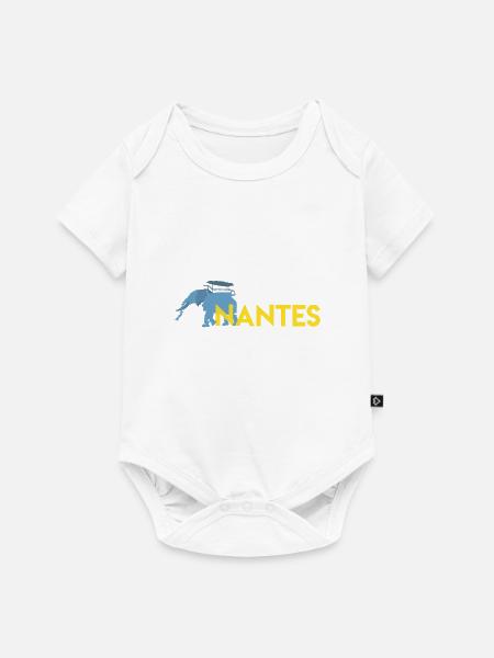 Nantes - Baby Premium Kurzarmbody - Weiß
