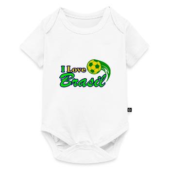 Brasil Gift Idea - Baby Premium short-sleeve bodysuit - white - Front