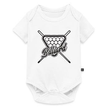 Billard - Baby Premium Kurzarmbody - Weiß - Vorne