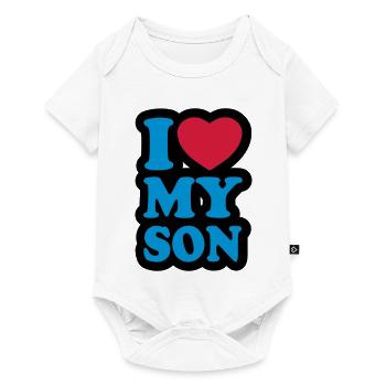 I love my son - Baby Premium short-sleeve bodysuit - white - Front