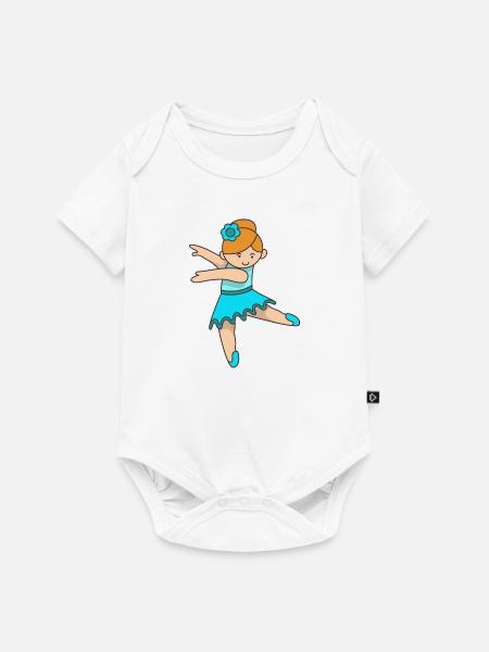 Ballett - Baby Premium Kurzarmbody - Weiß