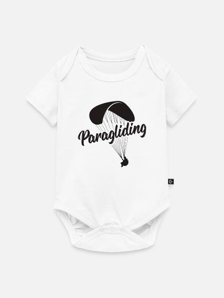 Paragliding - Baby Premium Kurzarmbody - Weiß