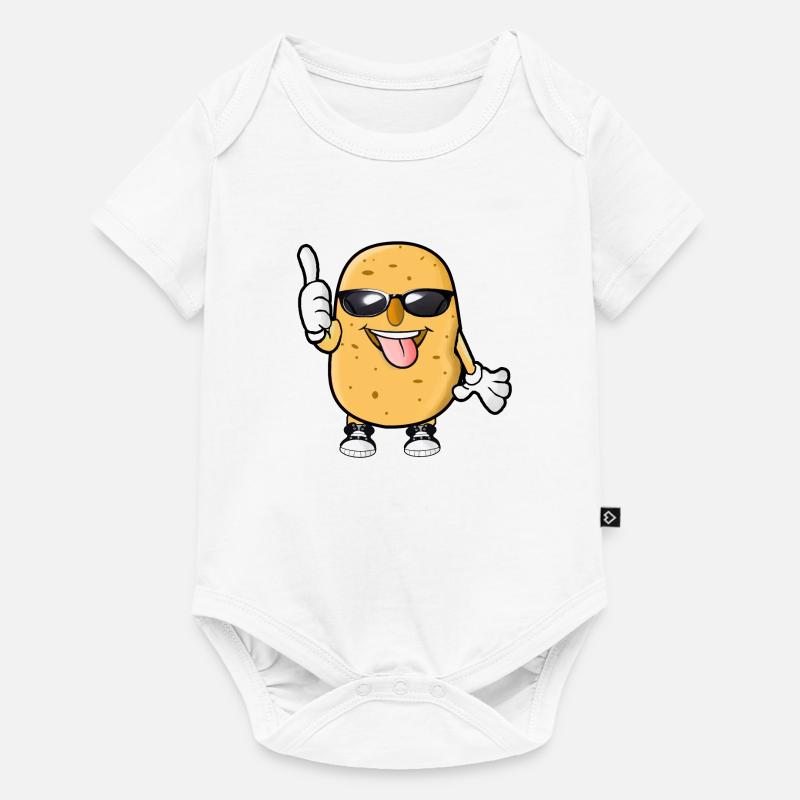 Pommes de terre - Body à manches courtes Premium Bébé - blanc