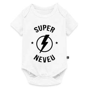 Neveu Nièce Oncle Tante Famille Bébé Noël - Baby Premium short-sleeve bodysuit - white - Front