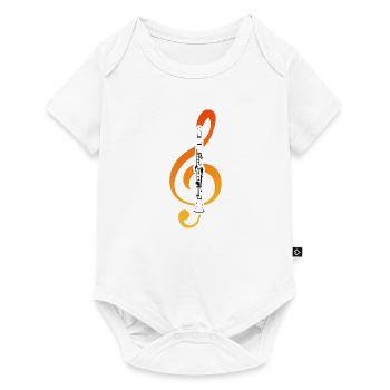 clarinette - Body à manches courtes Premium Bébé - blanc - Devant