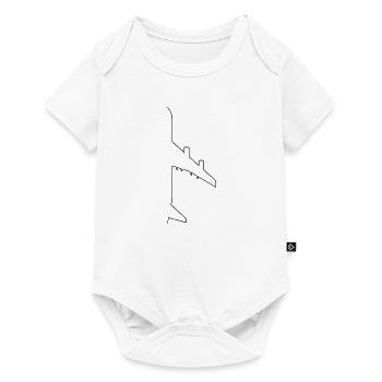plane - Baby Premium short-sleeve bodysuit - white - Front