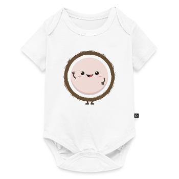 Coconut gift coconut vacation caribbean summer - Baby Premium short-sleeve bodysuit - white - Front