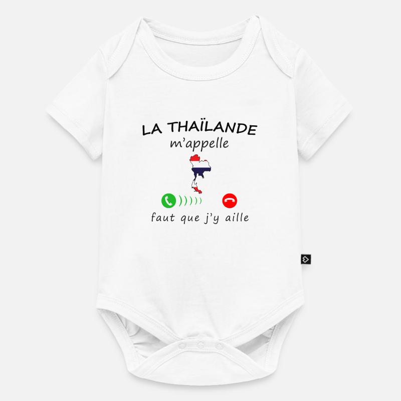 La Thaïlande m'appelle de la collection "appel" - Body à manches courtes Premium Bébé - blanc